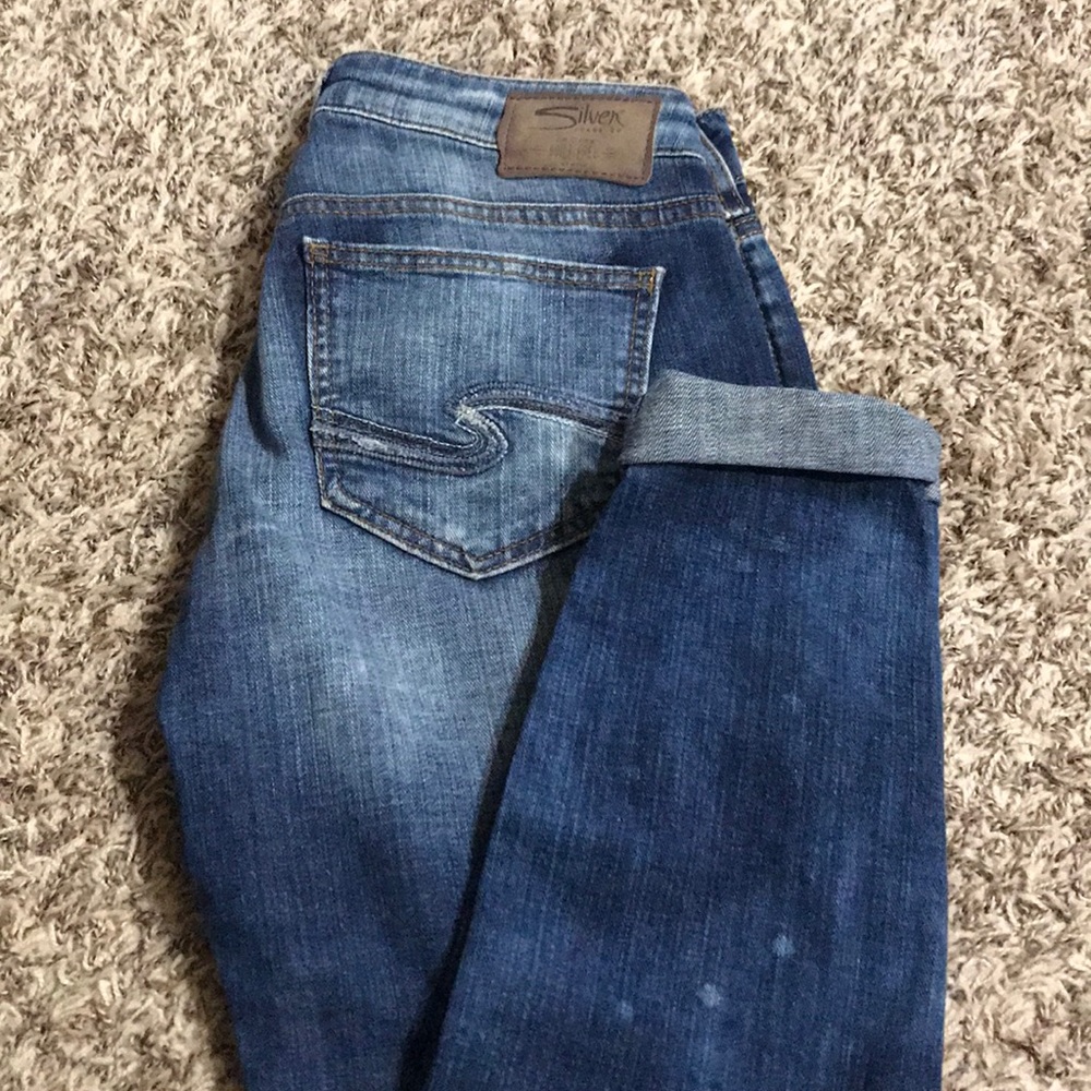 Silver Jeans Girlfriend Jeans